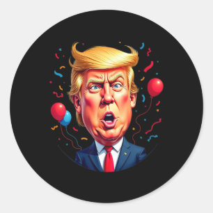 President Donald Trump Inauguration Day 2025 Memor Classic Round Sticker