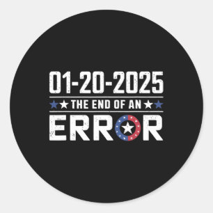 President Donald Trump Inauguration Day 2025 Memor Classic Round Sticker