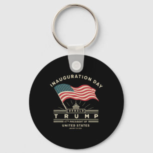 President Donald Trump Inauguration Day 2025 Memor Key Ring