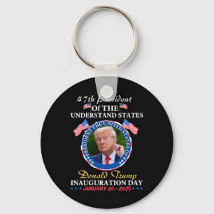 President Donald Trump Inauguration Day 2025 Memor Key Ring