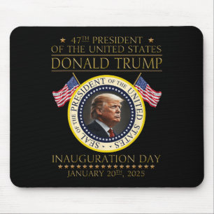 President Donald Trump Inauguration Day 2025 Memor Mouse Pad