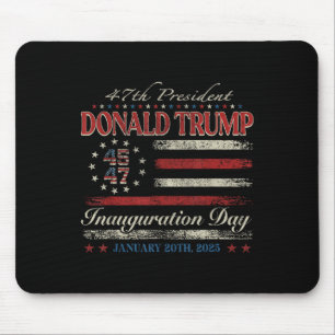 President Donald Trump Inauguration Day 2025 Mouse Pad