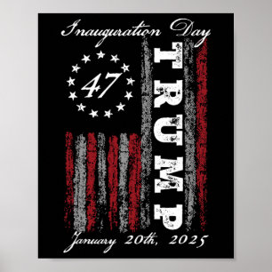 President Donald Trump Inauguration Day 2025 Us Fl Poster