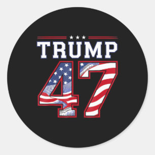 President Donald Trump Inauguration Day 2025 Usa F Classic Round Sticker