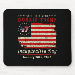 President Donald Trump Inauguration Day 2025 Vinta Mouse Pad