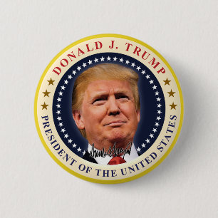 President Donald Trump Inauguration Souvenir 6 Cm Round Badge
