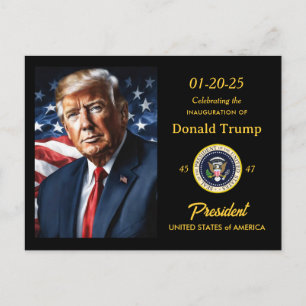 President Donald Trump Inauguration Watch Party Invitation Postcard