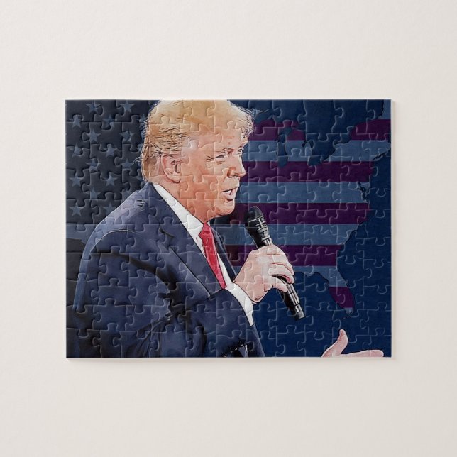 President Donald Trump Jigsaw Puzzle (Horizontal)