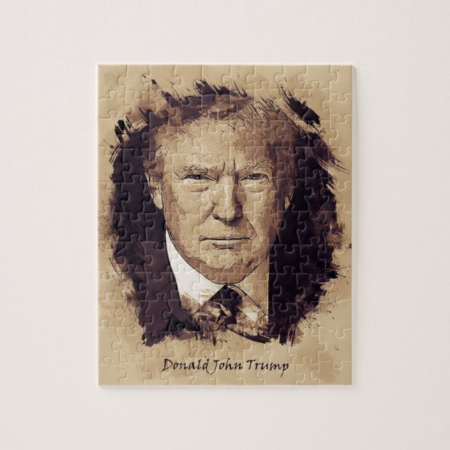 President Donald Trump Jigsaw Puzzle (Vertical)
