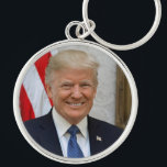 President Donald Trump Key Ring<br><div class="desc">Check out Classieladiee's design! Personalise your own merchandise on any of my Products simply by clicking on the Customise button to insert your own name or text to make a unique product. Try adding text using various fonts & view a preview of your design! Zazzle's easy to customise products have...</div>