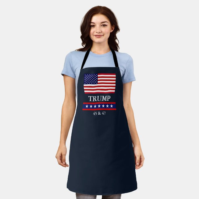 PRESIDENT DONALD TRUMP KITCHEN APRON (Worn)