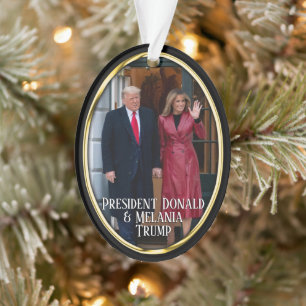 President Donald Trump & Melania Ornament