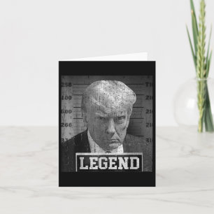 President Donald Trump Mugshot 2024 Not Guilty Card