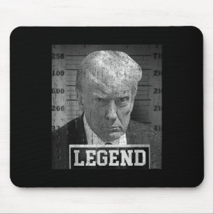 President Donald Trump Mugshot 2024 Not Guilty Mouse Pad