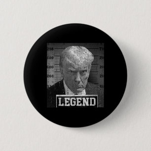 President Donald Trump Mugshot 2024 Not Guilty Sup 6 Cm Round Badge