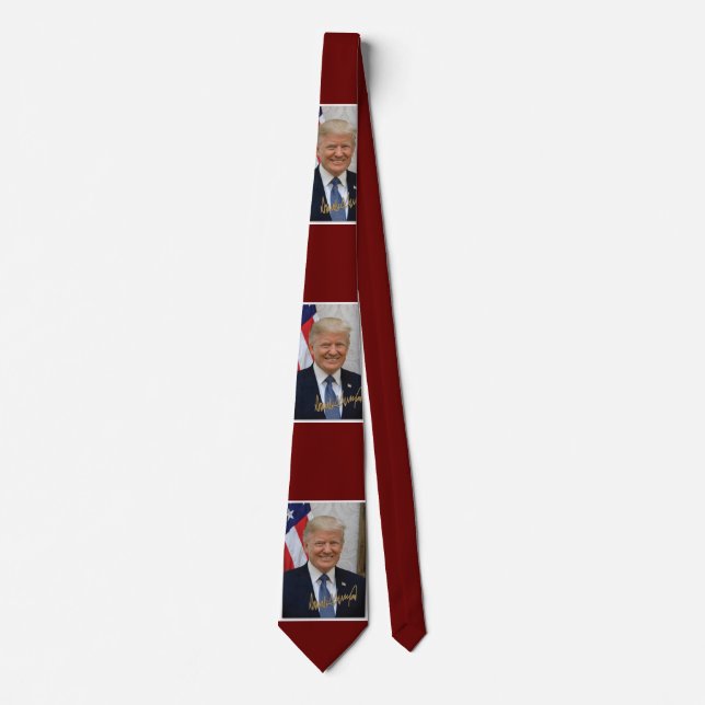 PRESIDENT DONALD TRUMP NECK TIE (Front)