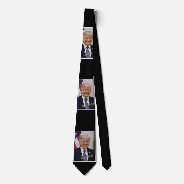 PRESIDENT DONALD TRUMP NECK TIE (Front)