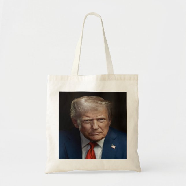 President Donald Trump Official Portrait Tote Bag (Front)