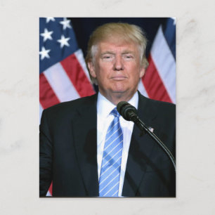 President Donald Trump Postcard