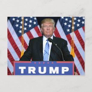 President Donald Trump Postcard
