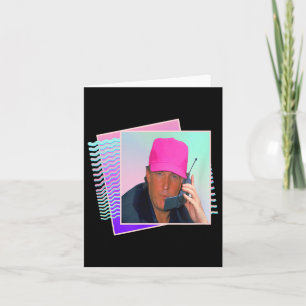 President Donald Trump Retro 80s 90s Graphic Card