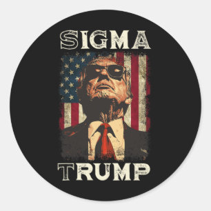 President Donald Trump - Sigma Trump Classic Round Sticker