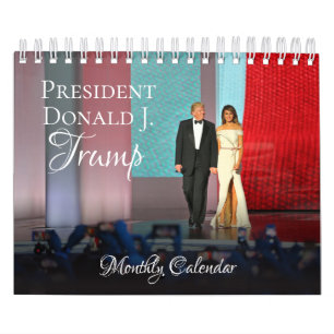 President Donald Trump Small 2025 Calendar Monthly
