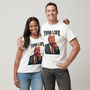 President Donald Trump Thug Life T-Shirt