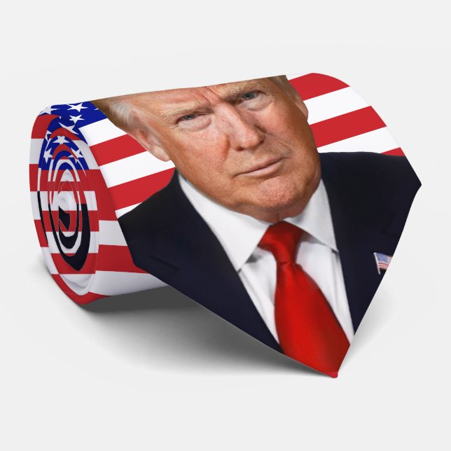 President Donald Trump Tie (Rolled)