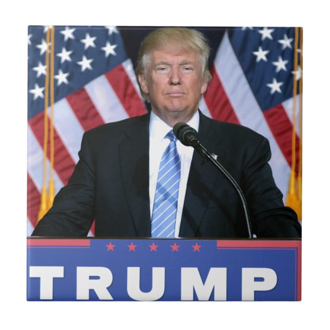 President Donald Trump Tile (Front)