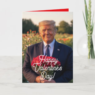 President Donald Trump Valentine's Day Card 2025