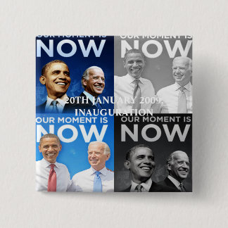 PRESIDENT ELECT INAUGURATION 15 CM SQUARE BADGE
