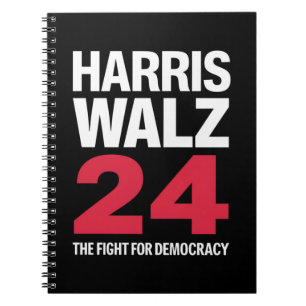 President Elect Kamala Harris & Tim Walz 2024  Notebook