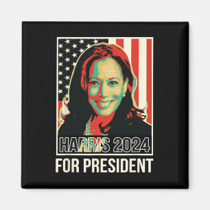 President Election Harris 2024 For President Magnet