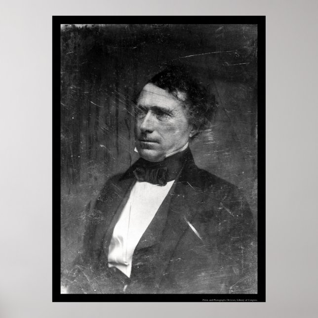President Franklin Pierce Daguerreotype 1856 Poster (Front)