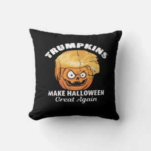 President Funny Trumpkins Halloween Cushion