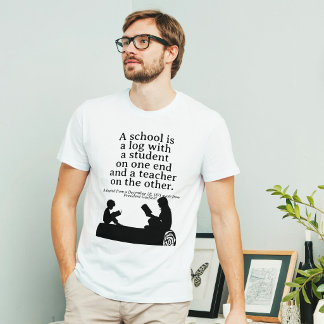 President Garfield Classical Homeschooling Quote T-Shirt