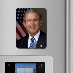 President George W Bush Offical Portrait 3x4 Magnet
