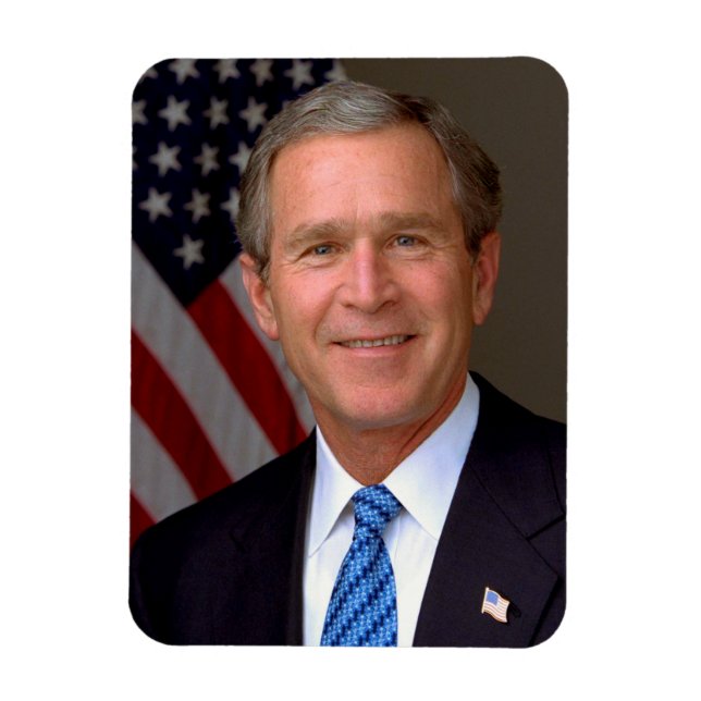 President George W Bush Official Portrait Magnet (Vertical)