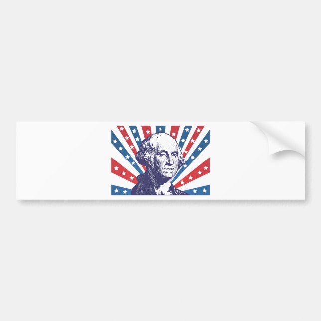 president George Washington Bumper Sticker (Front)