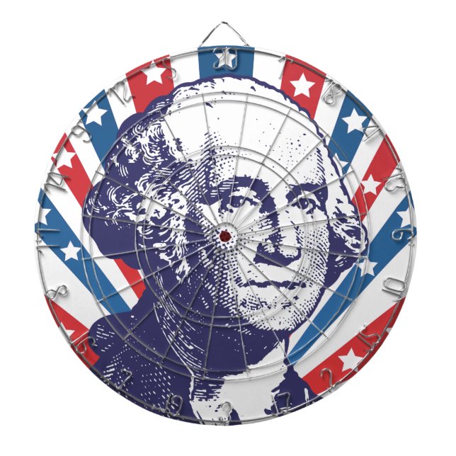 president George Washington Dartboard (Front)