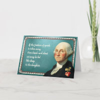President George Washington Freedom Quote