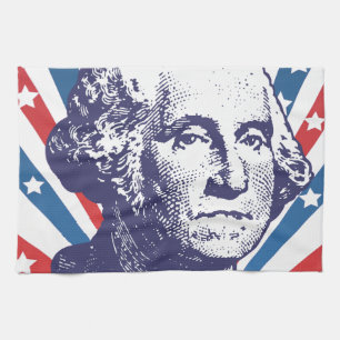 president George Washington Tea Towel