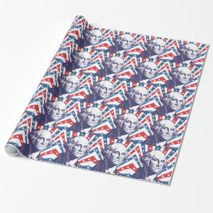 president George Washington Wrapping Paper