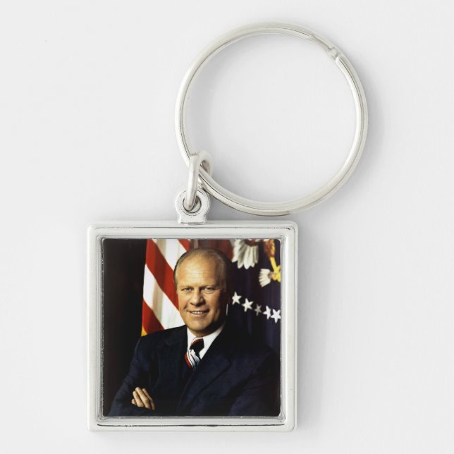 President Gerald Ford Portrait Keychain (Front)