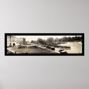 President Harding Funeral Photo 1923 Poster