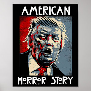 President Horror American Zombie Story Halloween T Poster