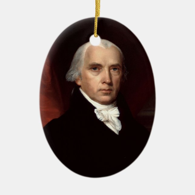 President James Madison Ornament (Front)