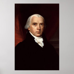 President James Madison Portrait by John Vanderlyn Poster