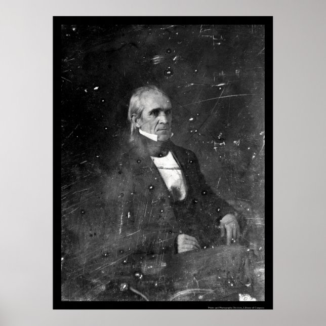 President James Polk Daguerreotype 1849 Poster (Front)